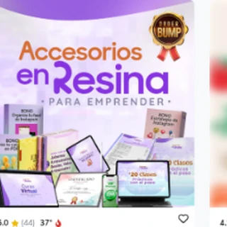 Portada Accesorios en resina para emprender