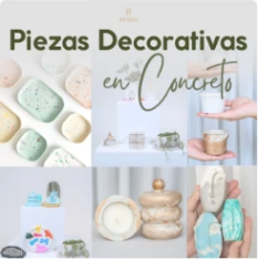 Accesorios de resina y piezas en concreto